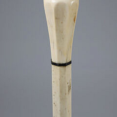 Whaleman Made Capstan Grip Walking Stick, 19th Century