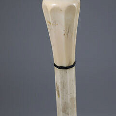 Whaleman Made Capstan Grip Walking Stick, 19th Century
