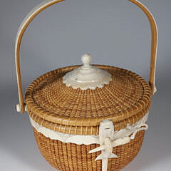 Nap A. Plank Nantucket Friendship Party Basket, circa 2009
