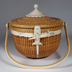 Nap A. Plank Nantucket Friendship Party Basket, circa 2009