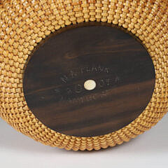 Nap A. Plank Nantucket Friendship Party Basket, circa 2009
