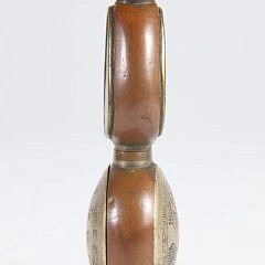 Paktong & Copper Alloy Snuff Bottle, Qing Dynasty