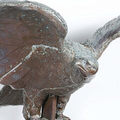 American Copper Hollow Body Eagle in Flight, 19th Century