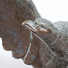 American Copper Hollow Body Eagle in Flight, 19th Century