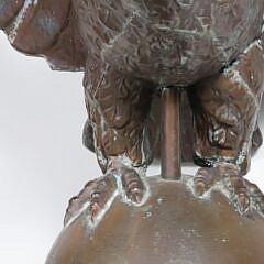 American Copper Hollow Body Eagle in Flight, 19th Century