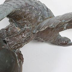 American Copper Hollow Body Eagle in Flight, 19th Century