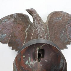 American Copper Hollow Body Eagle in Flight, 19th Century