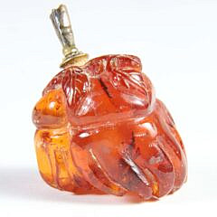 Carved Amber "Buddha