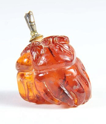 Carved Amber "Buddha