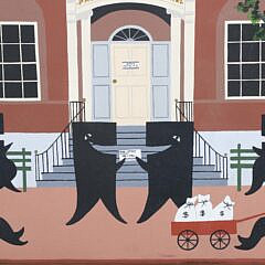 Maggie Meredith Oil on Canvas “Pacific National Bank”
