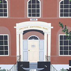 Maggie Meredith Oil on Canvas “Pacific National Bank”