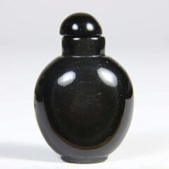 Jet Snuff Bottle, Qing Dynasty