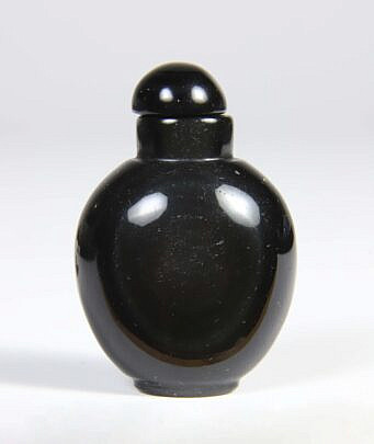 Jet Snuff Bottle, Qing Dynasty
