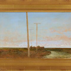 Kenneth Layman "40th Pole" Oil on Panel
