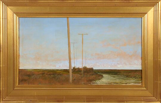 Kenneth Layman "40th Pole" Oil on Panel