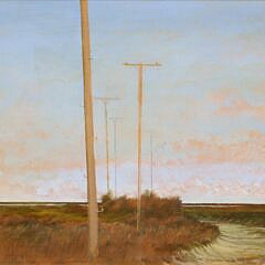 Kenneth Layman “40th Pole” Oil on Panel