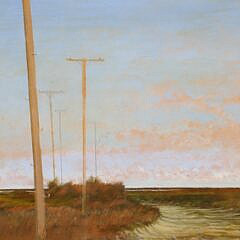 Kenneth Layman “40th Pole” Oil on Panel