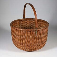 Ferdinand Sylvaro Round Swing Handle Nantucket Basket