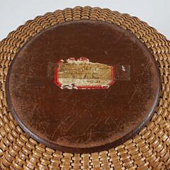 Ferdinand Sylvaro Round Swing Handle Nantucket Basket