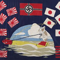World War Two U.S. Navy U.S.S. Besugo SS-321 Submarine Kill Flag, circa 1945