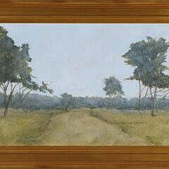Kenneth Layman "Road Through the Serengeti" Oil on Canvas Board