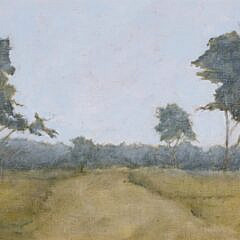 Kenneth Layman “Road Through the Serengeti” Oil on Canvas Board