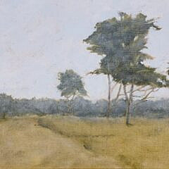 Kenneth Layman “Road Through the Serengeti” Oil on Canvas Board