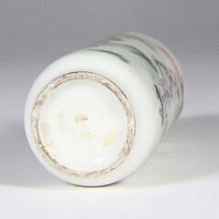 Famille Verte Porcelain Snuff Bottle, Qing Dynasty