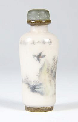 Inside-Painted Glass Snuff Bottle, 19th/20th Century