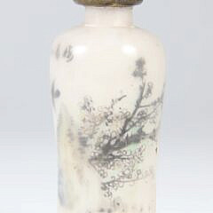 Inside-Painted Glass Snuff Bottle, 19th / 20th Century