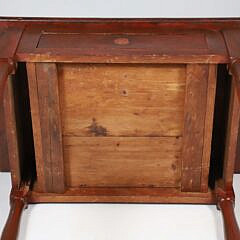 American Folk Art Painted One Drawer Table, 19th Century