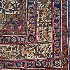 Hand Knotted Wool Antique Oriental Rug
