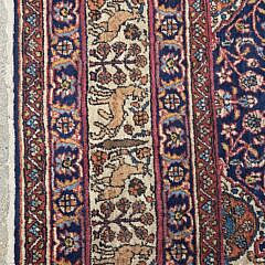 Hand Knotted Wool Antique Oriental Rug