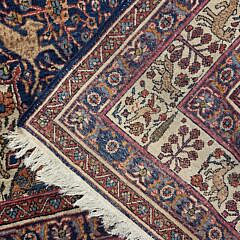 Hand Knotted Wool Antique Oriental Rug