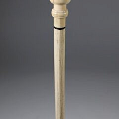 Whaleman Made Knob Cane On Whalebone Shaft, 19th Century
