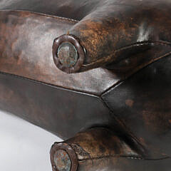Omersa and Co. Leather Dachshund Foot Stool
