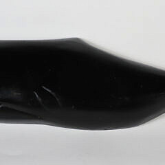 Vintage Carved Wood Whale Signed Clark