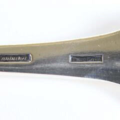 J. Easton 2nd (1807-1903) Nantucket Coin Silver Ladle