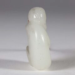 Celadon Jade “Monkey” Pendent, Qing Dynasty