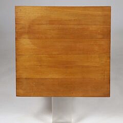American Sheraton Mahogany Two Drawer Work Stand, circa 1820