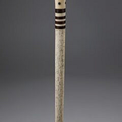 Whaleman Made T-Grip and Inlaid Cane, 19th Century