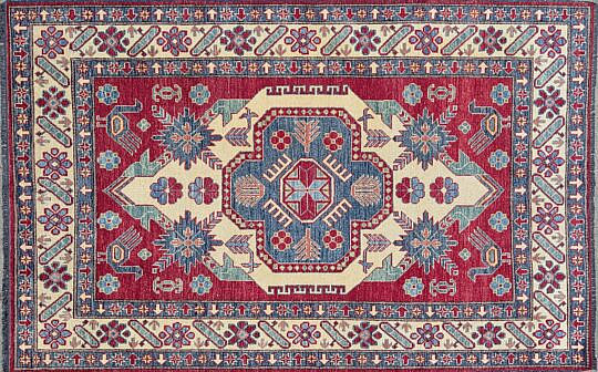 Hand Knotted Kazak Oriental Carpet