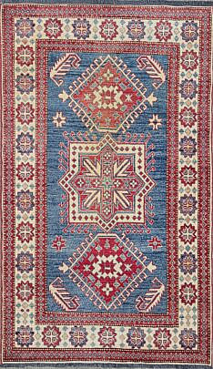 Hand Knotted Kazak Oriental Carpet
