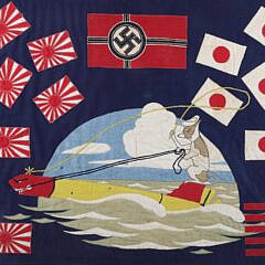 World War Two U.S. Navy U.S.S. Besugo SS-321 Submarine Kill Flag, circa 1945