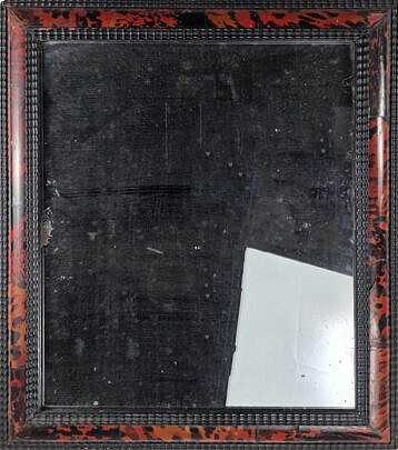 British Regency Antique Tortoiseshell Mirror, 19th century