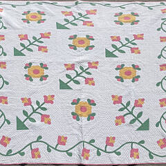 43501 Floral Applique Quilt A