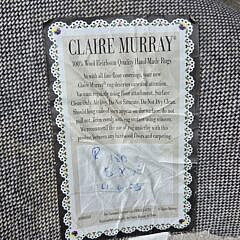 Claire Murray Oval Hooked Rug “Mermaid”