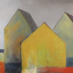 Michele Dangelo Oil on Canvas “Yellow House”