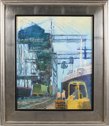 James Robert Harrington Oil on Linen "Yard"