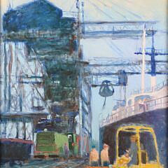 James Robert Harrington Oil on Linen “Yard”